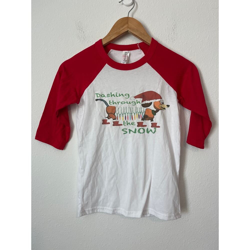 DISNEY Slinky Dog Christmas T-Shirt Youth Size Small